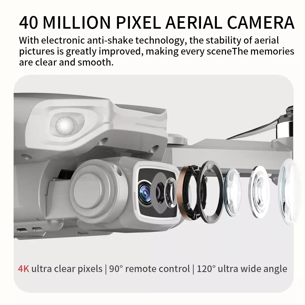 Дрон L900 Pro 4K Профессиональ – обзор и цена Drone Camera Lens