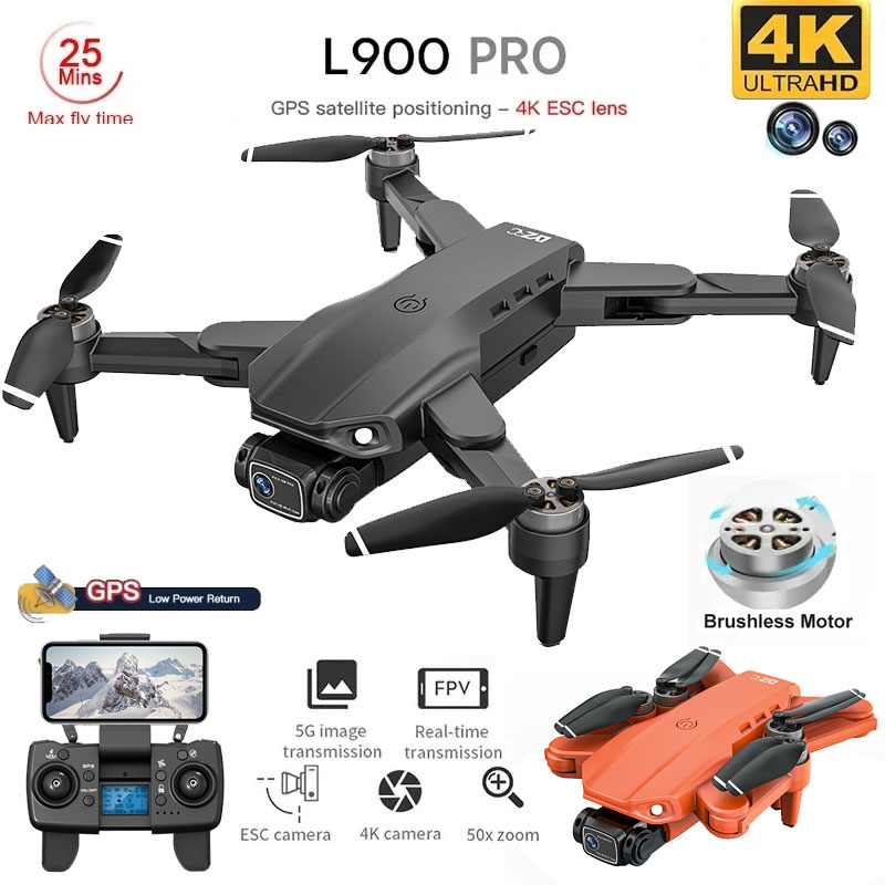 Квадрокоптер L900 Pro складной – обзор и цена Drone Camera Wide Angle